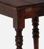 Stafford Sheesham Wood End Table In Scratch Resistant Honey Oak Finish
