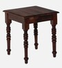 Stafford Sheesham Wood End Table In Scratch Resistant Honey Oak Finish