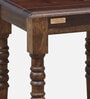 Stafford Sheesham Wood End Table In Scratch Resistant Provincial Teak Finish