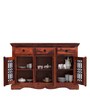Stafford Sheesham Wood Cabinet In Honey Oak Finish