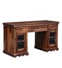 Stafford Sheesham Wood Writing Table In Rustic teak Finish