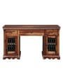 Stafford Sheesham Wood Writing Table In Rustic teak Finish