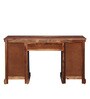 Stafford Sheesham Wood Writing Table In Rustic teak Finish