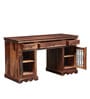 Stafford Sheesham Wood Writing Table In Rustic teak Finish