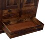 Stafford Sheesham Wood 2 Door Wardrobe In Provincial Teak Finish