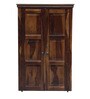 Stafford Sheesham Wood 2 Door Wardrobe In Provincial Teak Finish