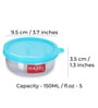 Stainless Steel 150 ml Silver Storage Container