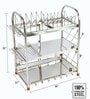 Stainless Steel 18 x 11 Inches Kitchen Racks