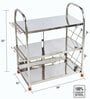 Stainless Steel 18 x 11 Inches Kitchen Stand