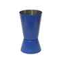 Stainless Steel 30/60 ml Peg Measure Jigger Professional Cocktail Measuring Tool (Navy Blue)
