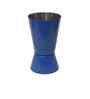 Stainless Steel 30/60 ml Peg Measure Jigger Professional Cocktail Measuring Tool (Navy Blue)
