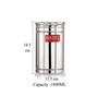 Silver 1.8 Ltr Stainless Steel  Airtight Storage Container