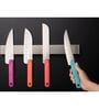 Stainless Steel Chef Knife with Anti-Slip Handle (Orange)
