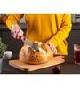Stainless Steel Chef Knife with Anti-Slip Handle (Orange)