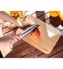 Stainless Steel Chef Knife with Anti-Slip Handle (Orange)