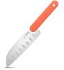 Stainless Steel Chef Knife with Anti-Slip Handle (Orange)