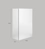 Stainless Steel Chrome Finish Bathroom Cabinet