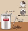 Stainless Steel Coffee Serving Pot with Handle & Lid, Strong and Sturdy, Spill Proof Pouring, 650 ML