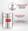 Silver Stainless Steel Air Tight 200 ml Storage Container