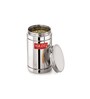 Silver 1.8 Ltr Stainless Steel (Set of 2) Airtight Storage Container