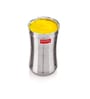 Stainless Steel Damru Shape Jumbo Water Lassi Glass, 650 ML