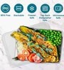 Set of 2 Stainless Steel Food Storage Container with Lids