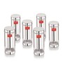 Silver 500 ML Stainless Steel (Set of 6)  Air Tight Fridge Storage Containers