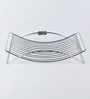 Stainless Steel Fruit Basket In Silver 