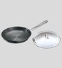 30cm Hard Anodized Frying Pan with Steel Lid