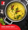Stainless Steel Induction Friendly 3.1 Ltrs Kadhai with Lid