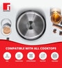 Stainless Steel Induction Friendly 6.1 Ltrs Pot with Lid