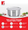 Stainless Steel Induction Friendly 6.1 Ltrs Pot with Lid