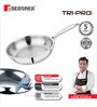 Stainless Steel Induction Friendly 7.9 Inch Frying Pan