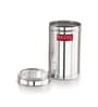 Silver 1.1Ltr Stainless Steel (Set of 6) Storage Container With Transparent Lid