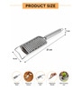 Stainless Steel Kitchen Grater with Handle for Cheese & Vegetables