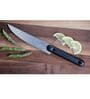 Stainless Steel Knife with Anti-Slip Handle (Black)