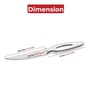 Stainless Steel Laser Knife for Kitchen, Sharp Serrated Cutting Blade, Comfortable Handle | Ideal for Chopping, Slicing, and Everyday Cooking