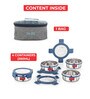 Stainless Steel Lunch Box Set with Flat Bag