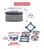 Stainless Steel Lunch Box Set with Flat Bag
