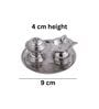 Stainless Steel Panchvati Diya with Agardan for Pooja