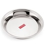 Stainless Steel Parat | Steel Parat For Dough Flour Kneading|Atta Parat Steel For Kitchen, 31 cm, 2400 ML