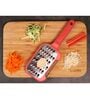 Stainless Steel Peeler and Grater (Red)