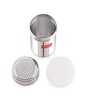Stainless Steel Powder Shaker And Plastic Lid Cap|Dredger without Handle |Salt And Pepper Cellar Cocoa Chocolate Powder Shaker, 310 ML, Silver