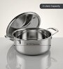 Stainless Steel PureCook Triply Casserole With Stainless Steel Lid 3 Litre