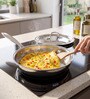 Stainless Steel PureCook Triply Fry Pan With Stainless Steel Lid 1.3 Litre