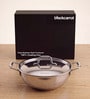 Stainless Steel PureCook Triply Kadhai With Stainless Steel Lid 3 Litre