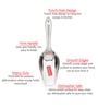 Stainless Steel Scoop Spoon | Grocery Flour Grain Dry Foods Candy Spice Scoop | Steel Scoops For Grocery Shop Store | Grocery Shop Accessories Equipment, Medium, Silver