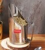 Stainless Steel Scoop Spoon With Handle | Steel Scoops For Grocery Shop Store Equipment| Grocery Flour Grain Dry Foods Spice Scoop,Capacity 800 ml, Silver