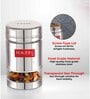 Silver Stainless Steel Transparent See Through 600 ml Storage Container