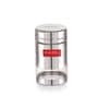 Silver Stainless Steel Transparent See Through 600 ml Storage Container